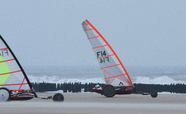 char à voile